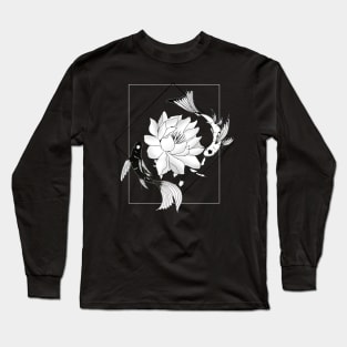 Koi flowers Long Sleeve T-Shirt